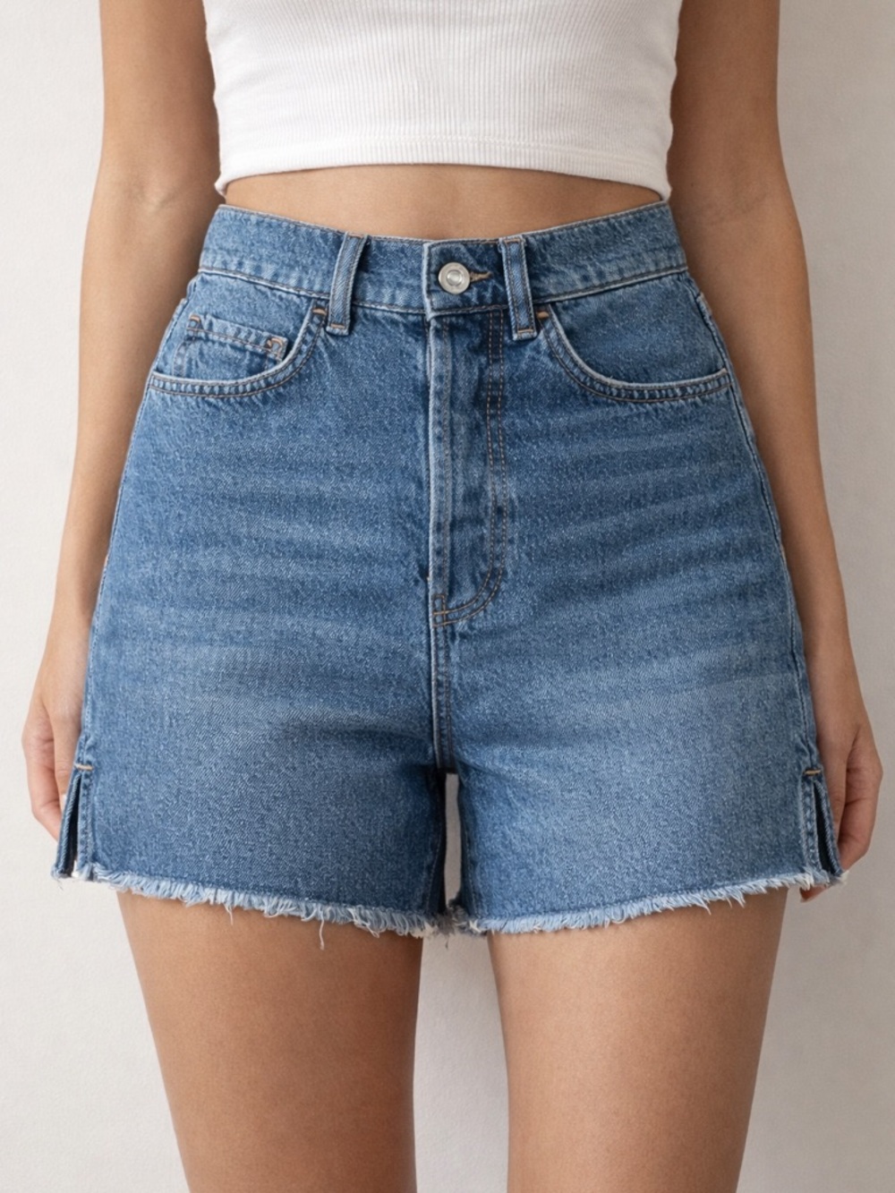 Exclusive! In The Mood For Love Rachel Who Shorts Denim High Waist, indigo, Sm